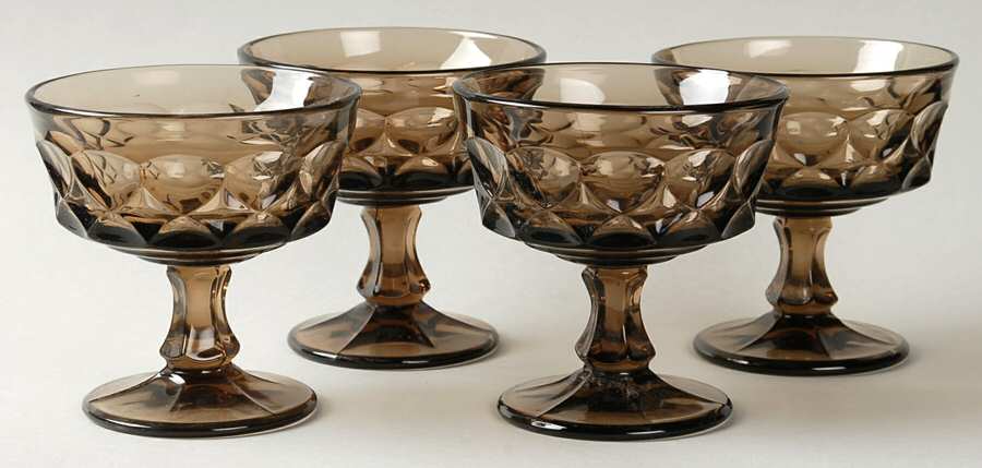 Perspective-Brown Champagne Tall Sherbet - Set of 4 by Noritake-1