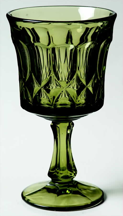 Perspective-Green Water Goblet by Noritake-1