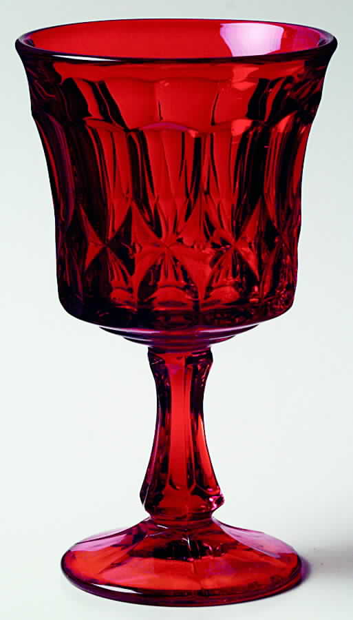 Perspective-Ruby Water Goblet by Noritake-1