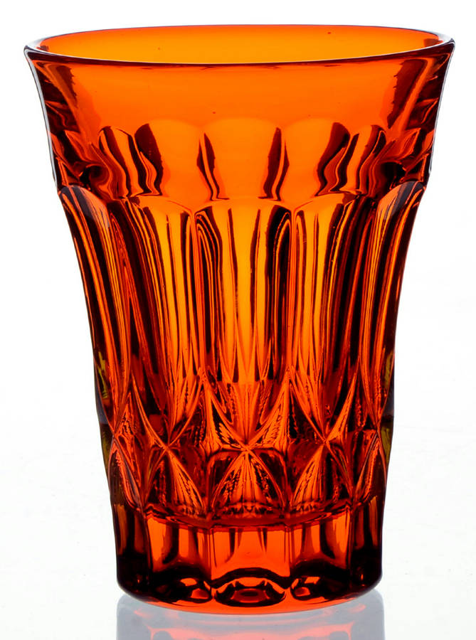 Perspective-Tangerine 10 Oz Flat Tumbler by Noritake-1