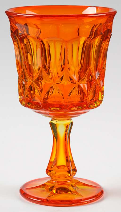 Perspective-Tangerine Water Goblet by Noritake-1