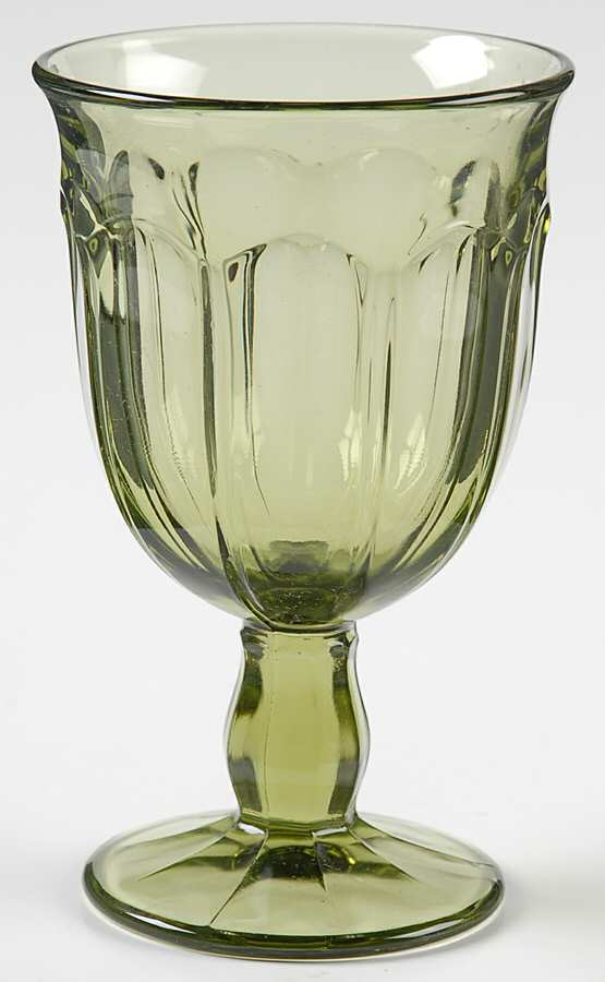 Provincial-Moss Green Wine Glass by Noritake-1
