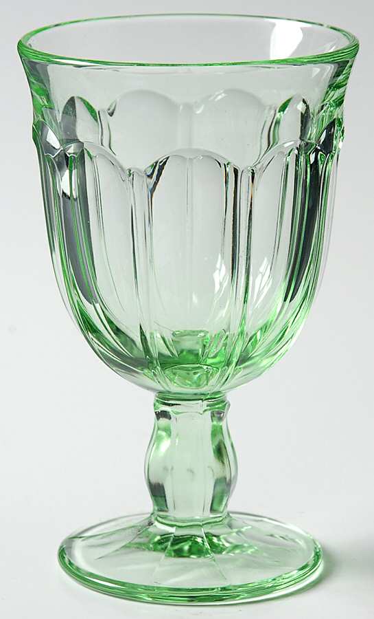 Provincial-Spring Green Wine Glass by Noritake-1