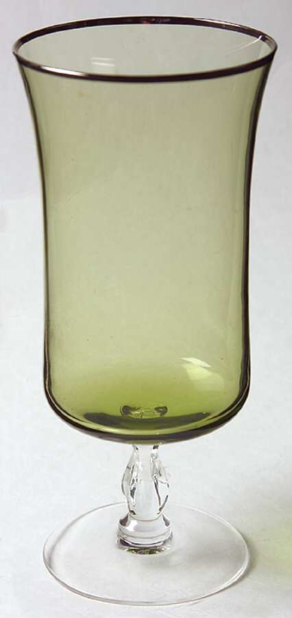 Rainbow Dark Green (Platinum Trim) Iced Tea by Noritake-1
