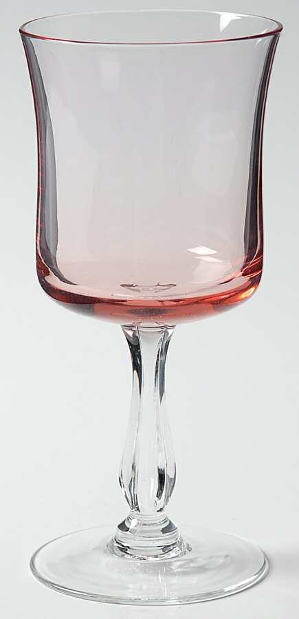 Rainbow-Pink (No Trim) Wine Glass by Noritake-1