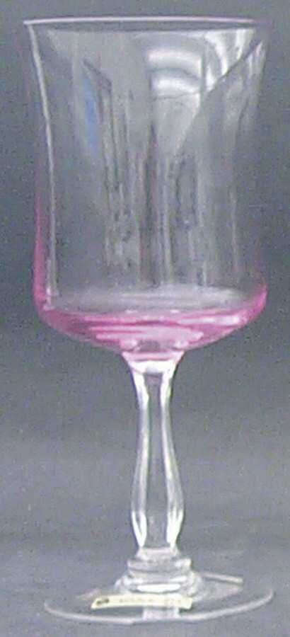Rainbow-Pink (No Trim) Water Goblet by Noritake-1