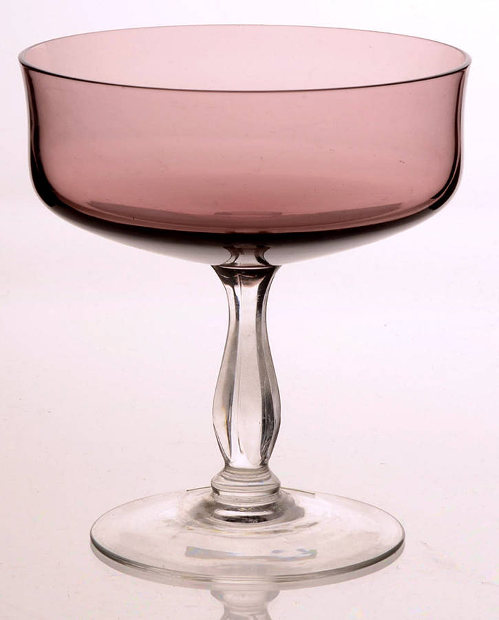 Rainbow-Plum (No Trim) Champagne/Tall Sherbet by Noritake-1