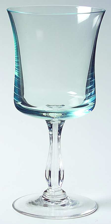 Rainbow-Turquoise (No Trim) Wine Glass by Noritake-1
