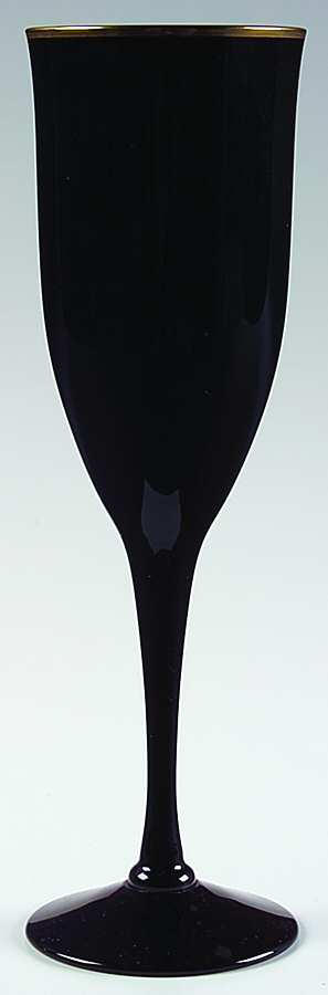 Remembrance-Ebony Fluted Champagne by Noritake-1