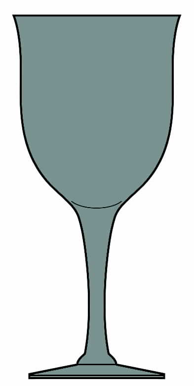 Remembrance-Smoke-Grey Water Goblet by Noritake-1