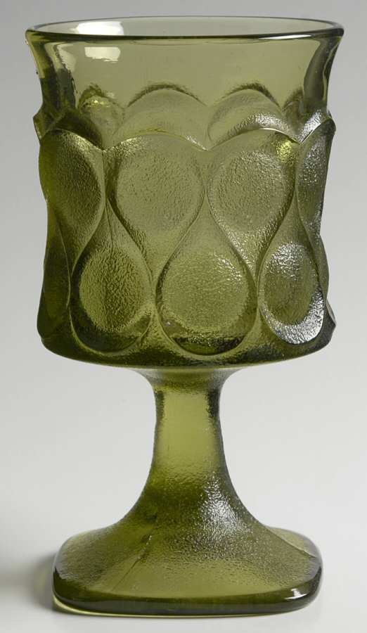 Spotlight-Olive Green Water Goblet by Noritake-1