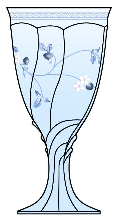 Strawberry Delight Water Goblet by Noritake-1