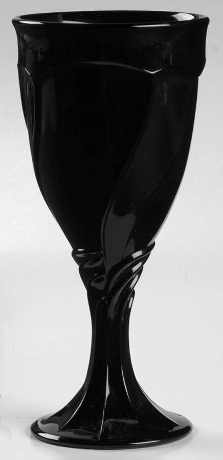 Sweet Swirl-Black Wine Glass by Noritake-1