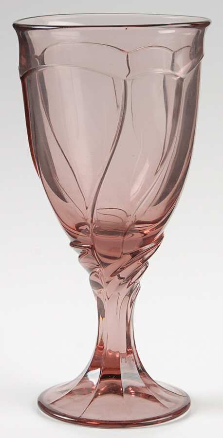 Sweet Swirl-Cranberry Water Goblet by Noritake-1