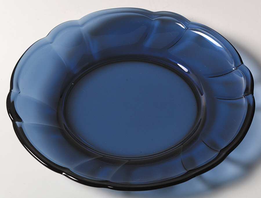 Sweet Swirl Dark Blue (Midnight) Luncheon Plate by Noritake-1