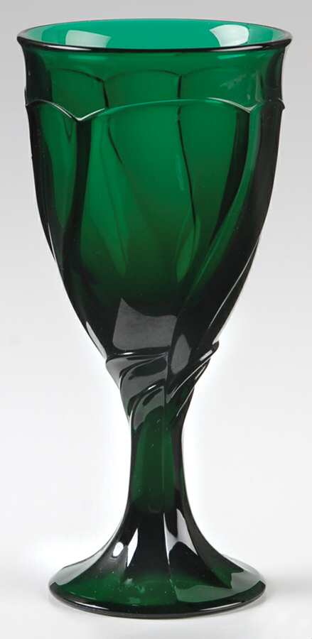 Sweet Swirl-Evergreen Water Goblet by Noritake-1