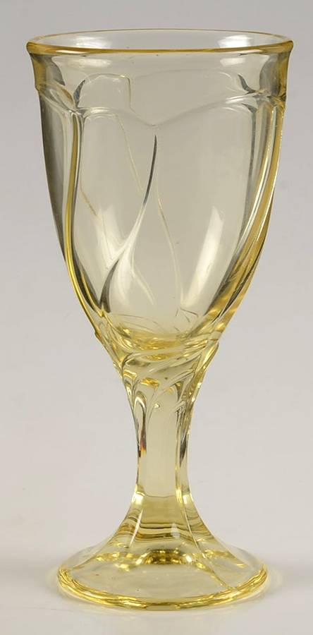 Sweet Swirl-Lemon Wine Glass by Noritake-1