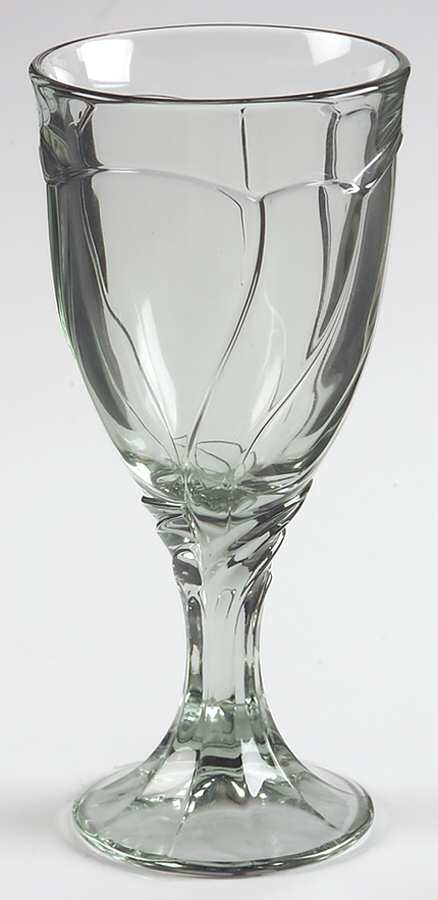 Sweet Swirl-Light Green Wine Glass by Noritake-1
