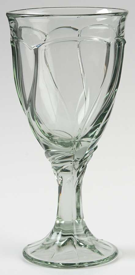 Sweet Swirl-Light Green Water Goblet by Noritake-1