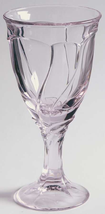 Sweet Swirl Pink Water Goblet by Noritake-1