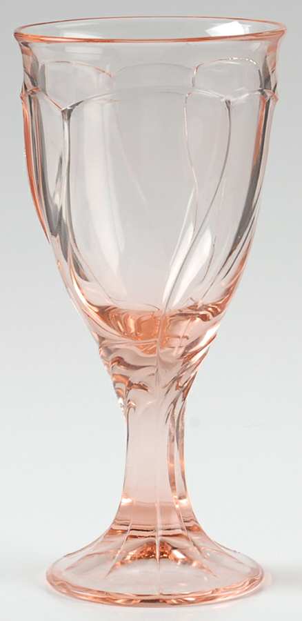 Sweet Swirl-Peach Water Goblet by Noritake-1