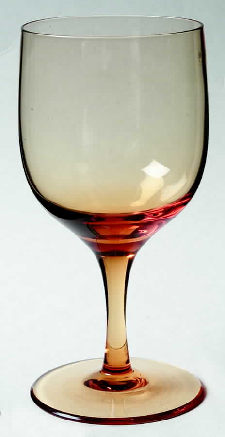 Viewpoint Amber Water Goblet by Noritake-1