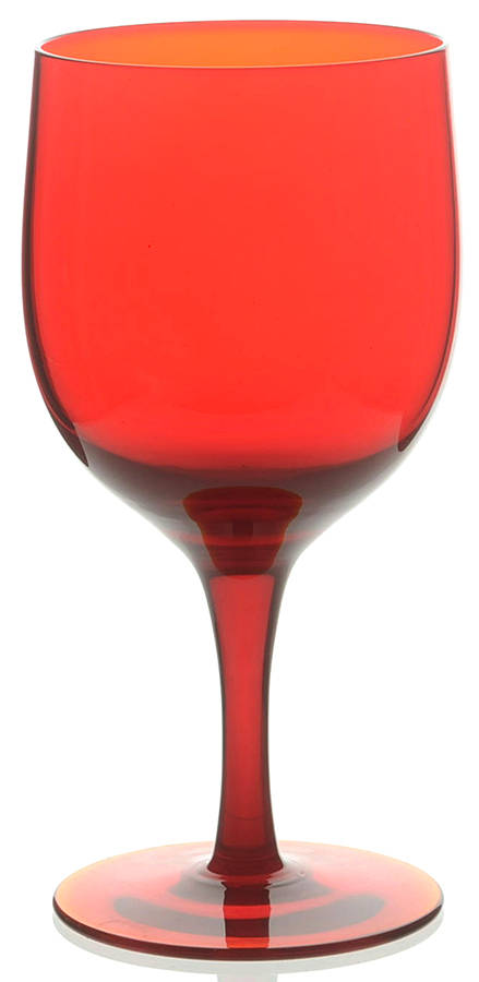 Viewpoint Red Water Goblet by Noritake-1