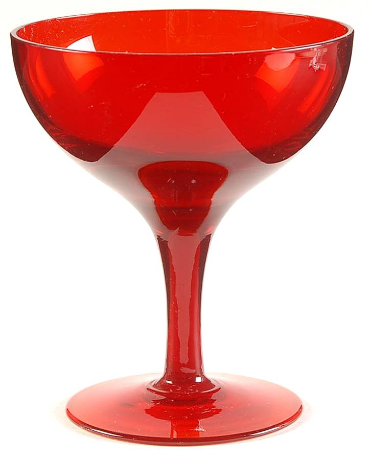 Viewpoint Red Champagne/Tall Sherbet by Noritake-1