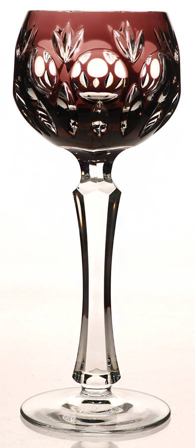 Bamberg (Curved in Bowl Shape) Amethyst Hock Wine by Nachtmann-1