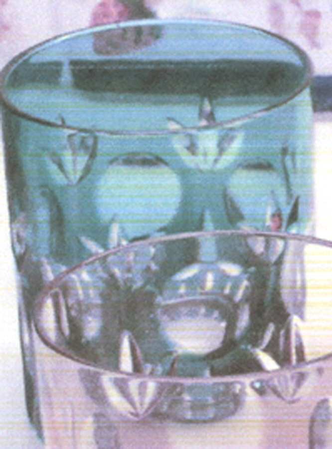 Bamberg (Curved in Bowl Shape) Aqua Double Old Fashioned by Nachtmann-1