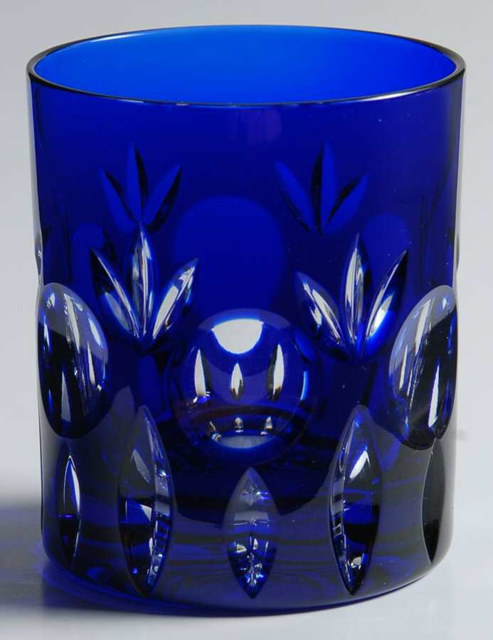 Bamberg (Curved in Bowl Shape) Cobalt Blue Double Old Fashioned by Nachtmann-1