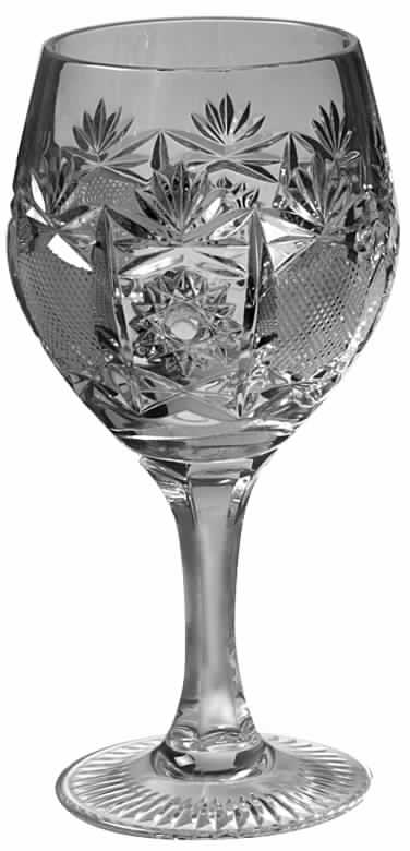 Paris (Cut Stars) Clear Water Goblet by Nachtmann-1
