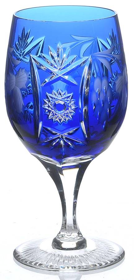 Traube Cobalt Blue Mineral Water Glass by Nachtmann-1