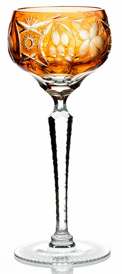 Traube Apricot Tall Hock Wine by Nachtmann-1