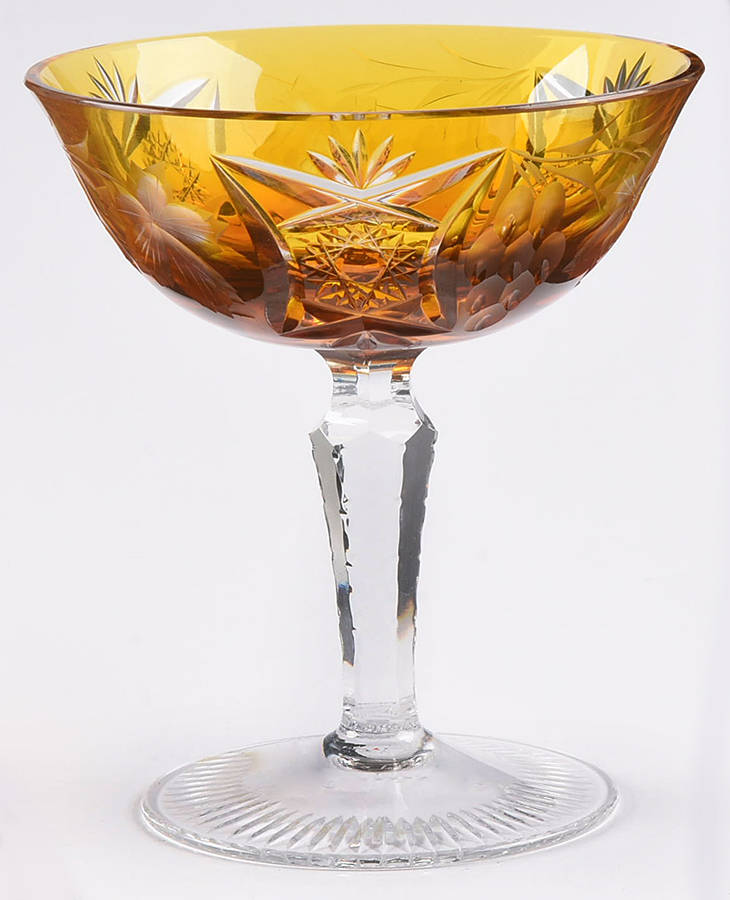 Traube Amber Low Sherbet by Nachtmann-1