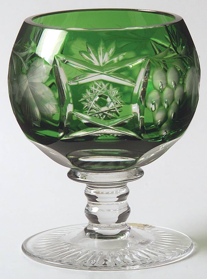 Traube Emerald Green Brandy Glass by Nachtmann-1