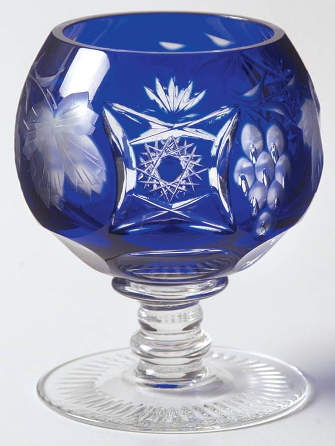 Traube Cobalt Blue Brandy Glass by Nachtmann-1