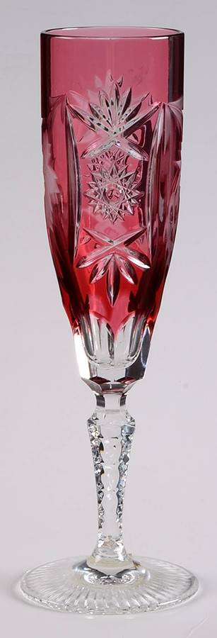 Traube Cranberry Fluted Champagne by Nachtmann-1