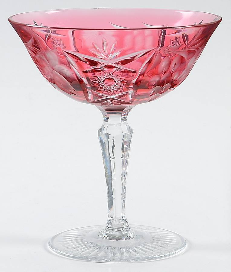Traube Cranberry Low Sherbet by Nachtmann-1
