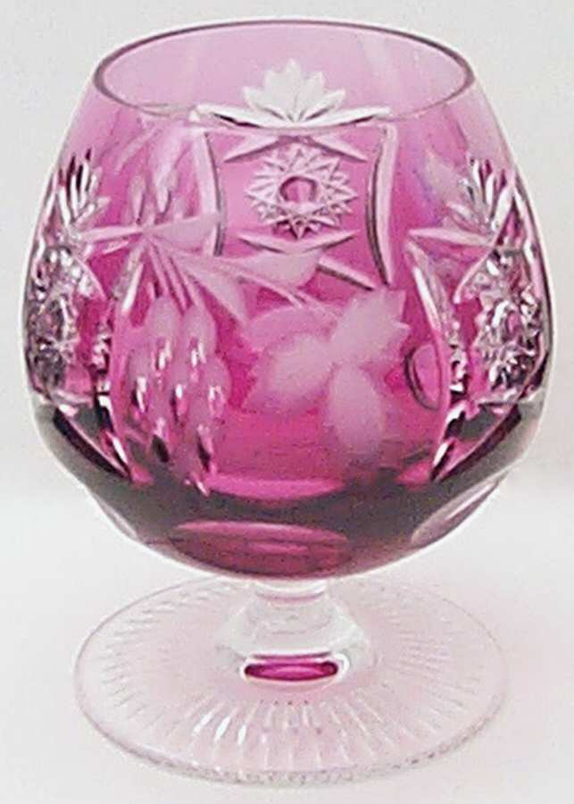 Traube Cranberry Large Brandy Glass by Nachtmann-1