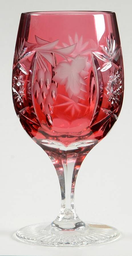 Traube Cranberry Mineral Water Glass by Nachtmann-1