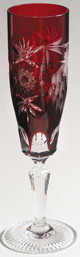 Traube Ruby Fluted Champagne by Nachtmann-1