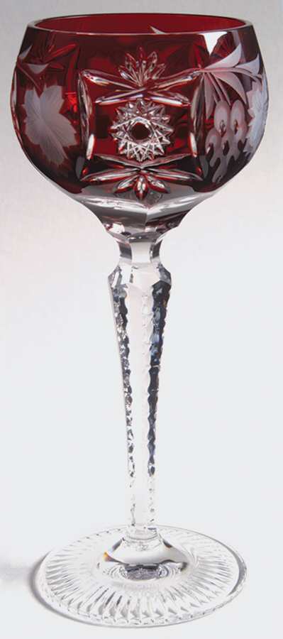 Traube Ruby Tall Hock Wine by Nachtmann-1