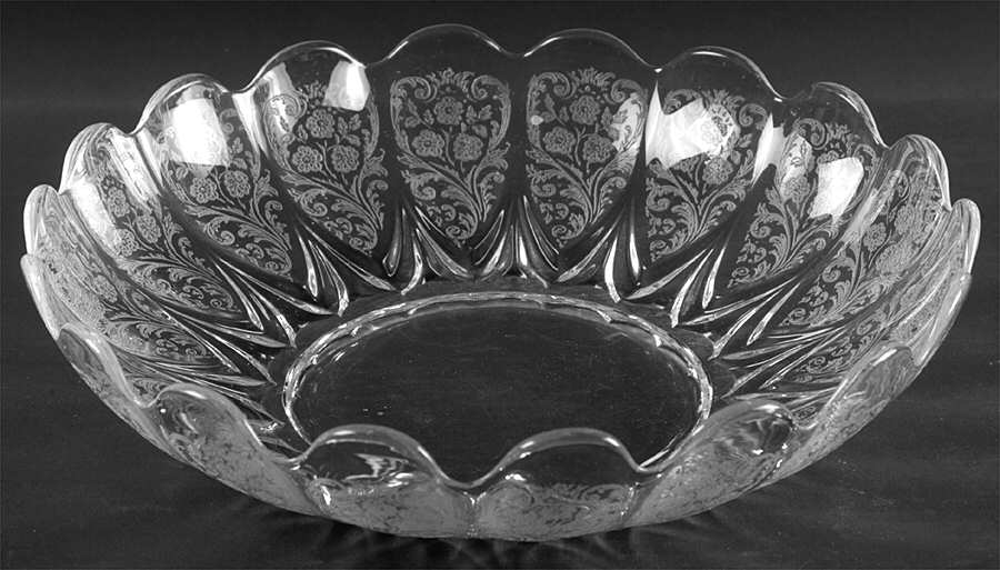 Canterbury-Clear 11" Cupped Bowl by New Martinsville-1