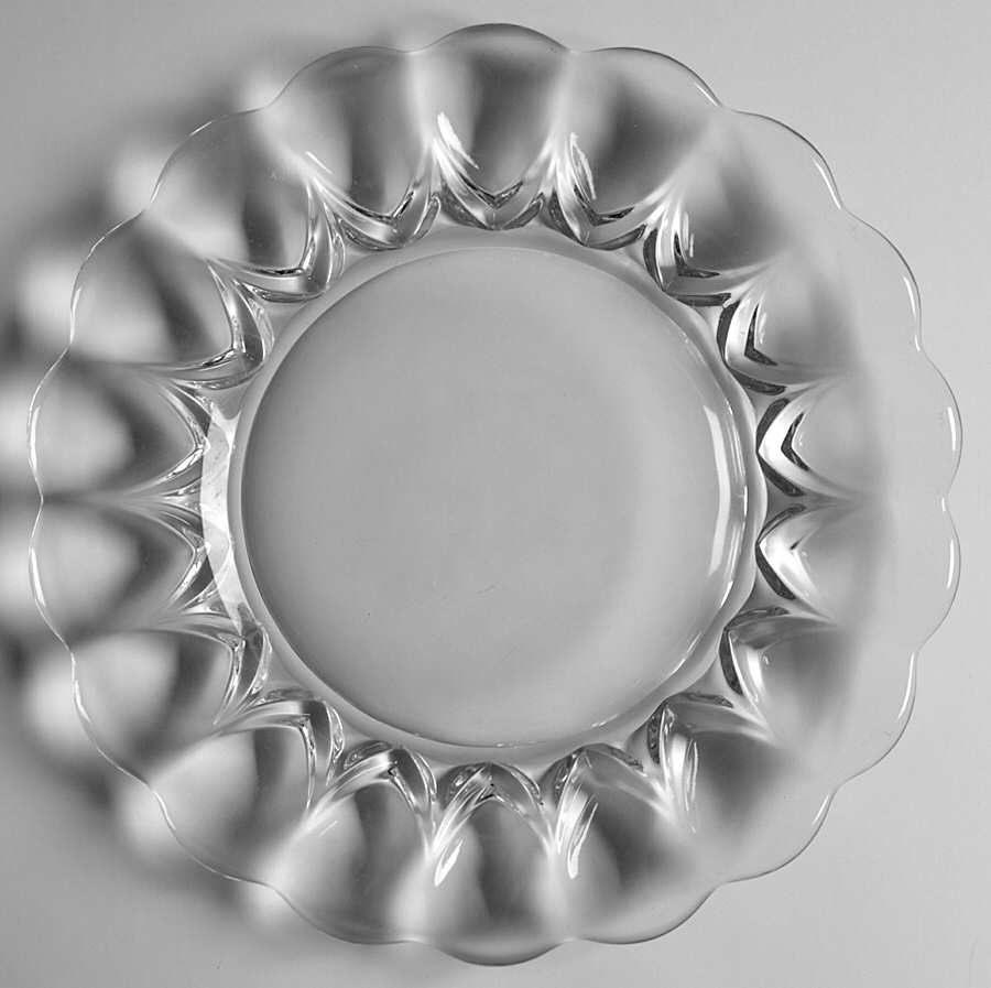 Janice-Clear Luncheon Plate by New Martinsville-1