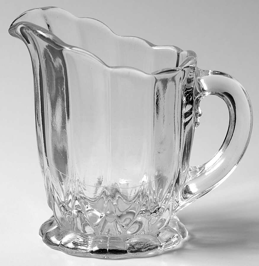 Janice-Clear Creamer by New Martinsville-1