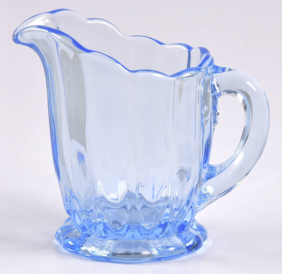 Janice Blue Creamer by New Martinsville-1