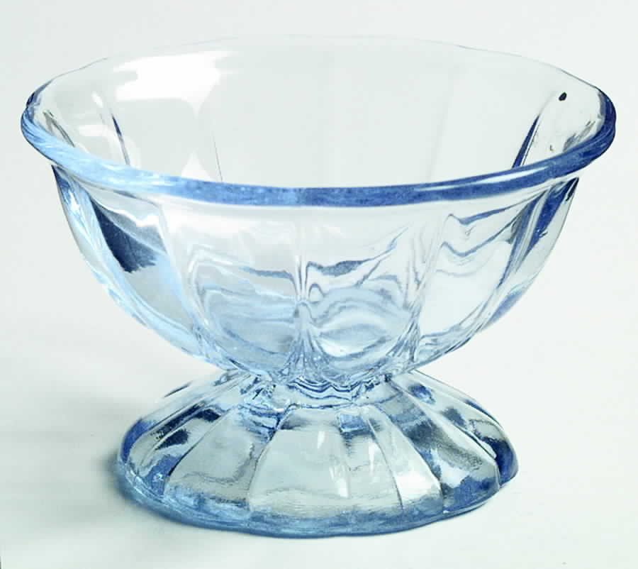 Janice Blue Champagne/Tall Sherbet by New Martinsville-1
