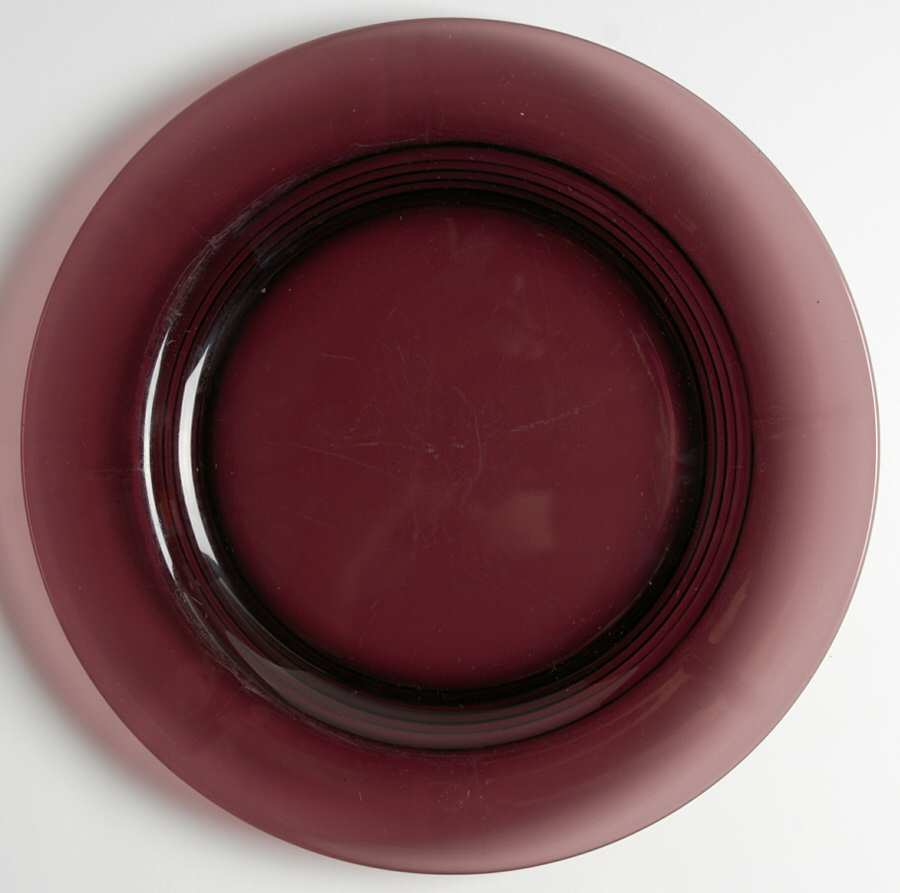 Moondrops-Amethyst Luncheon Plate by New Martinsville-1