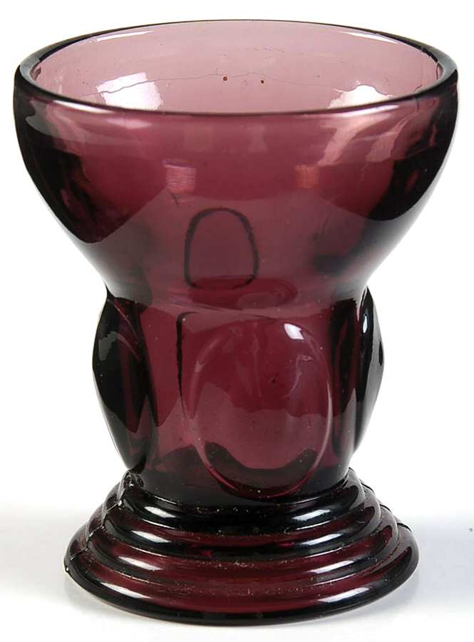 Moondrops-Amethyst Shot Glass by New Martinsville-1